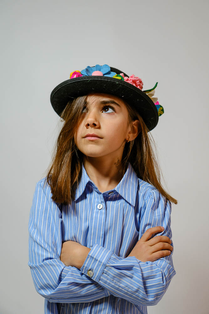 fotografía profesional de no comunión en estudio